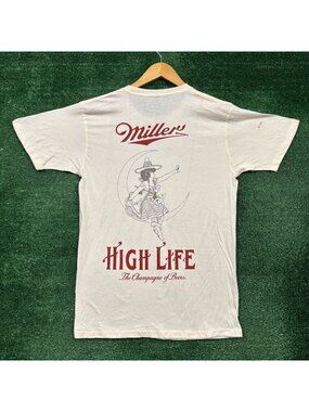 Miller High Life The Champagne of Beers T-Shirt Size  Medium